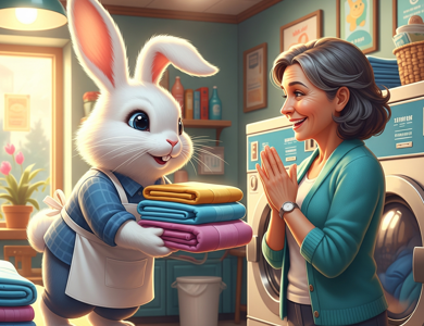 Wash And Fold Bunny
